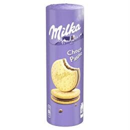 MILKA Biscuits choco pause avec fourrage au chocolat au lait
