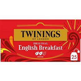 TWININGS Thé original english breakfast x25
