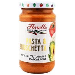FLORELLI Pasta & bruschetta artichauts, tomates, maascarpone