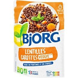 BJORG Lentilles & carottes fondantes BIO