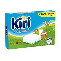 KIRI Fromage blanc à la crème de lait en portions x 24