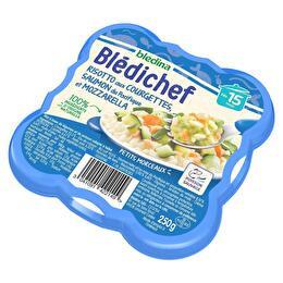 BLÉDINA Blédichef - Risotto aux courgettes saumon du pacifique & mozzarella dès 15mois