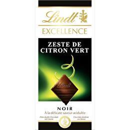 EXCELLENCE LINDT Chocolat  noir zeste de citron vert