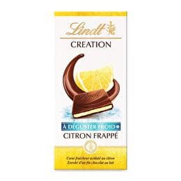CRÉATION LINDT Chocolat lait citron frappé