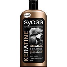 SYOSS Shampooing keratine perfection cheveux normaux à tendance sèche