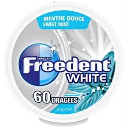 FREEDENT White - Chewing-gum menthe douce dragées x60