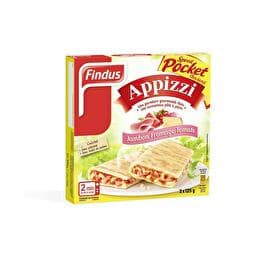SPEED POCKET FINDUS Pizza sandwich jambon fromage x2