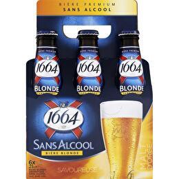 1664 Bière blonde sans alcool 0.4%