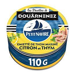 PETIT NAVIRE Thon mariné citron & thym