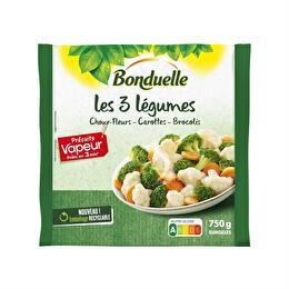 BONDUELLE Poêlée légumes choux fleur brocolis carottes 750G