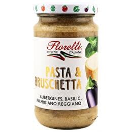 FLORELLI Pasta & bruschetta Aubergine , Parmesan , basilic