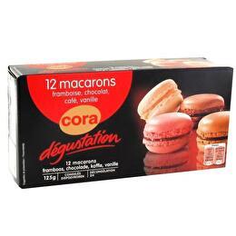 CORA Macarons assortis x12