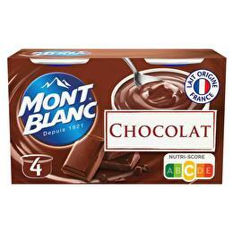 MONT BLANC Crème dessert chocolat