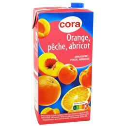 CORA Nectar d'orange pêche abricot