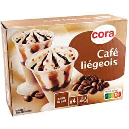 CORA Crème glacée café liégeois