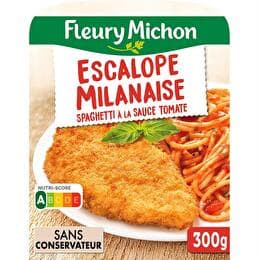 FLEURY MICHON Escalope de Dinde Milanaise  et Spaghetti