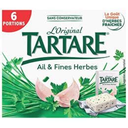 TARTARE Fromage ail & fines herbes en portions x6