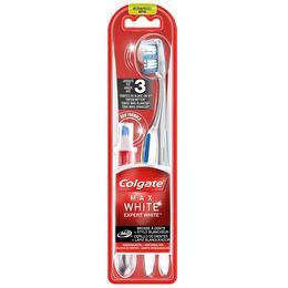 COLGATE Brosse à dents 360 Max White Expert medium + stylo blancheur
