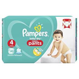 PAMPERS Culottes T4 8-15kg x40