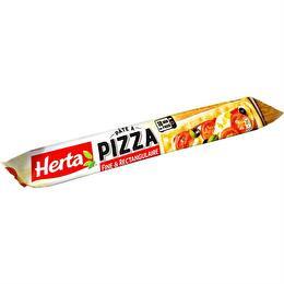 HERTA Pâte à pizza fine et rectangulaire