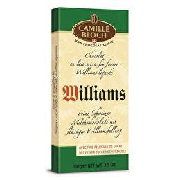 CAMILLE BLOCH Tablette chocolat Poire williams