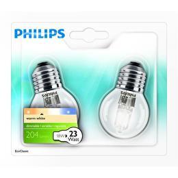 PHILIPS Ampoules halogénes sphériques E27-18W