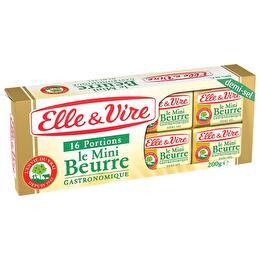 ELLE & VIRE Mini beurre demi sel 16 portions