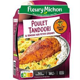 FLEURY MICHON Poulet tandoori et semoule aux petits légumes