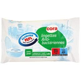 CORA Lingettes anti bactériennes