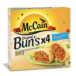 MC CAIN Original Bun's burger x4