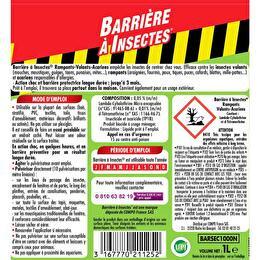 BARRIERE A INSECTES Insectes rampants volants acariens 1 L