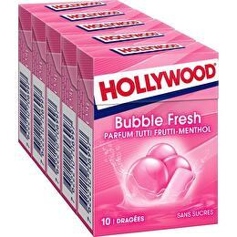 HOLLYWOOD Chewing-gum bubble fresh tutti frutti x5