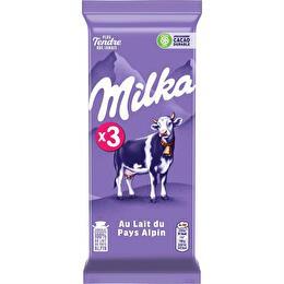 MILKA Tablettes chocolat au lait