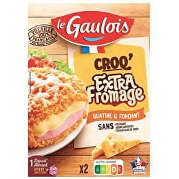 LE GAULOIS CROQ EXTRA FROMAGE X2