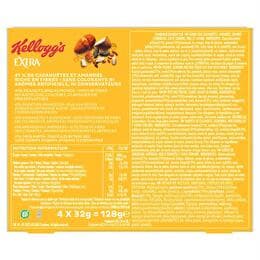 KELLOGG'S Extra   Barre généreuse amandes grillées et miel x 4