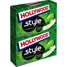 HOLLYWOOD Style Chewing gum menthe verte