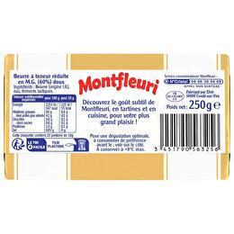 MONTFLEURI Beurre doux à teneur réduite en M.G. (60%)