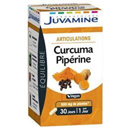 JUVAMINE Curcuma pipérine, articulations - 30 comprimés