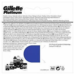 GILLETTE Lames platinum