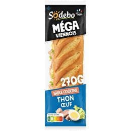 SODEBO Le Méga sandwich viennois thon oeuf