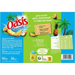 OASIS Bâtonnets à leau multifruits