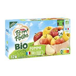 POM'POTES BIO MATERNE Sans sucres ajoutés Pomme nature