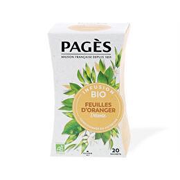 PAGÈS Pages infusion bio feuille d'oranger sauvage relaxation x20s