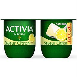 ACTIVIA Yaourt au bifidus saveur citron