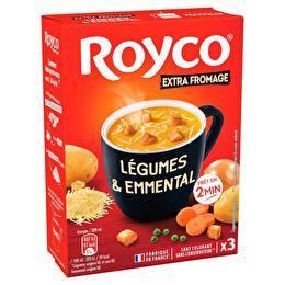 ROYCO Soupe légumes et emmental x 3