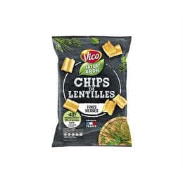 NATUR' & BON VICO Chips de lentilles fines herbes