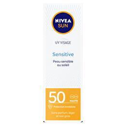 NIVÉA Crème visage sensitive  FPS50 - 50 ml