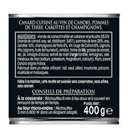 RAYNAL ET ROQUELAURE Bourguignon de canard vin de Cahors
