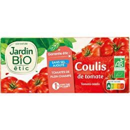 JARDIN BIO ÉTIC Coulis de tomate