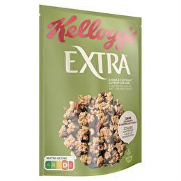EXTRA KELLOGG'S 4 noix et copeaux saveur caramel